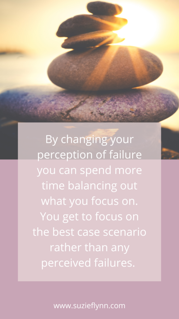 A set of stones balancing on each other - changing perception of failure