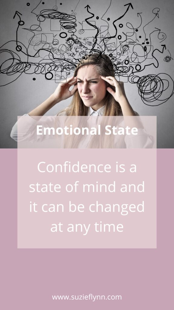Confidence is a state of mind and it can be changed at any time
